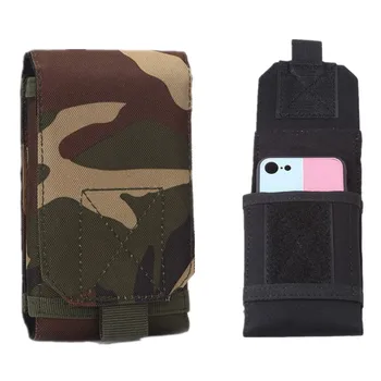 Уличная камуфляжная сумка, тактический армейский держатель для телефона, спортивный чехол для поясного ремня, водонепроницаемые нейлоновые камуфляжные сумки EDC для спортивной охоты в рюкзаке