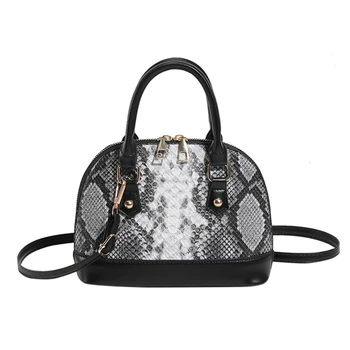 Женская сумка через плечо из искусственной кожи со змеиным узором, модные сумки, сумка с верхней ручкой, хозяйственная сумка, женский клатч, сумка-мессенджер