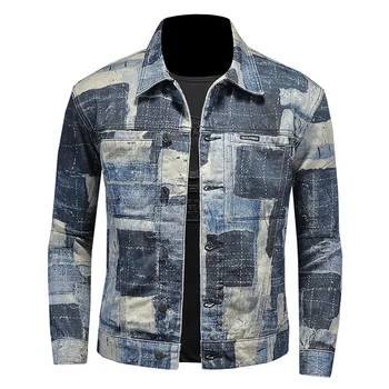 BATMO 2023, новое поступление, осенние повседневные джинсовые куртки для мужчин, мужское джинсовое пальто, H7009