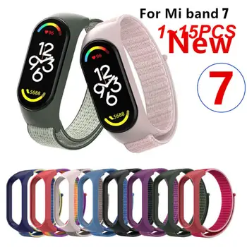 Силиконовый ремешок для Mi Band 7, сменный браслет для Sport Band 7, ремешки на запястье для Miband7