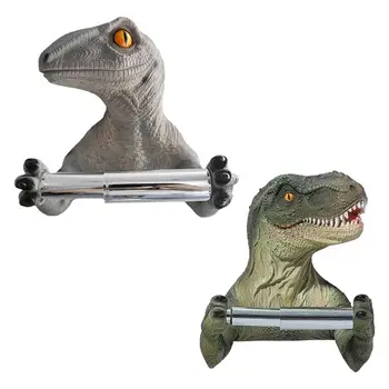 Держатель с 3D динозавром, стеллаж для хранения рулонной бумаги для ванной, душевой комнаты