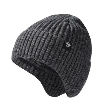 Толстая зимняя шапка, уютные зимние аксессуары, Унисекс, плюшевая повязка на шею, Тепловая вязаная шапка, шарф, набор для активного отдыха