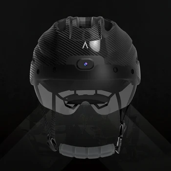 Шлем для электрического скутера 1080P Type-C/USB, перезаряжаемый шлем с умной камерой, Полый шлем, Съемный литий-аккумулятор емкостью 1500 мАч, безопасность дорожного движения