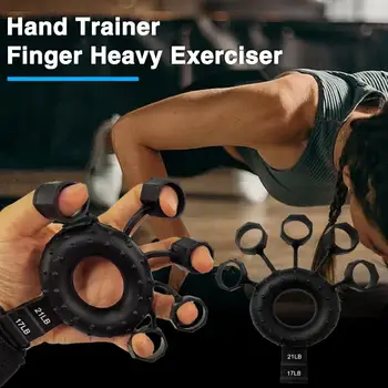 Тренажер для пальцев, тяжелый тренажер для пальцев, повышающий силу захвата с помощью этого компактного тренажера для рук и предплечий.