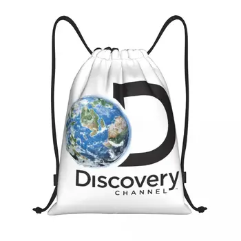 Рюкзак на шнурке Discovery Channel, спортивная спортивная сумка для мужчин и женщин, рюкзак для научных покупок из телешоу