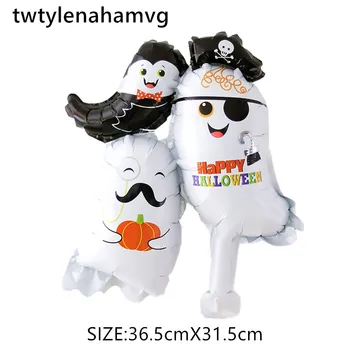 Мультяшное украшение в форме мини на Хэллоуин Алюминиевая пленка Воздушный шар Праздничные принадлежности для вечеринок Детские игрушки для ванн