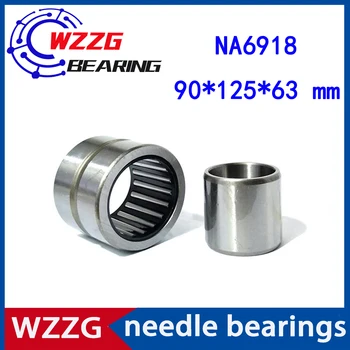 Игольчатые роликовые подшипники WZZG NA6918 (1 шт.), высококачественный подшипник с внутренним кольцом, размер 90*125*63 мм