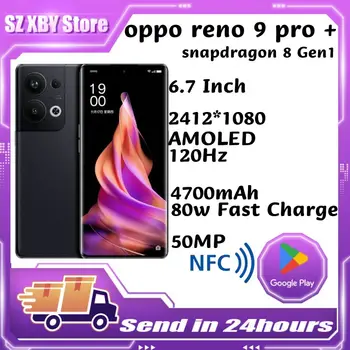 Новый официальный смартфон oppo reno 9 pro + OPPO Reno pro + 5G 6,7-дюймовый OLED-экран 120 Гц 80 Вт Super VOOC 4700 мАч