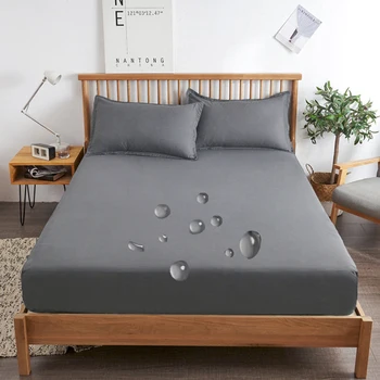 WOSTAR Пара двуспальная кровать водонепроницаемый защитный чехол для матраса 90/150/180 эластичная простыня в стиле простыни для защиты кровати king size