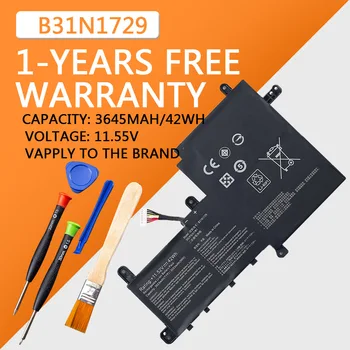 B31N1729 Аккумулятор для ноутбука ASUS VivoBook S15 S530FA S530UA S530UN X530FA X530UA X530FN X530FN-1A 1B X530UN 42Wh