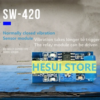 SW-420 нормально закрытый модуль датчика вибрации 3,3 В-5 В индукционный выключатель печатная плата сигнализации Новый продукт