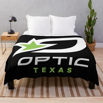Покрывало с логотипом OpTic Texas для дивана-кровати, дорожное одеяло, Пушистые одеяла, Большое декоративное покрывало