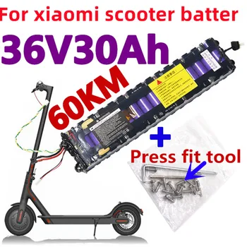 2023 НОВЫЙ 36V 30Ah 18650 литиевый аккумулятор 10S3P мощностью 250 Вт ~ 600 Вт, подходит для специального аккумулятора Xiaomi Mijia electric scooter m365