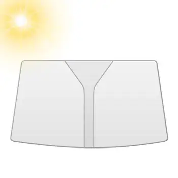 Складной солнцезащитный козырек на лобовом стекле автомобиля, Автоматический Солнцезащитный козырек, Универсальный Складной Автомобильный Тепловой Солнцезащитный козырек С сумкой для хранения Sun