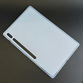 Глянцевый чехол из ТПУ для Samsung Galaxy Tab S9 + SM-X810 X816 X818 Прозрачный чехол От падения S9 Plus 12,4 