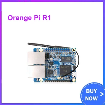 Одноплатный Компьютер Orange Pi R1 512MB H3 с открытым Исходным кодом и Wi-Fi Антенной, работает под управлением ОС Android 4.4, Ubuntu, Debian
