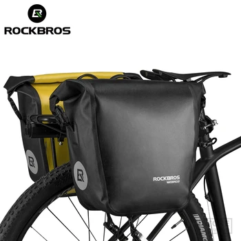 Велосипедная сумка ROCKBROS, водонепроницаемая, 10-18 л, портативная Велосипедная сумка, Багажник на заднюю стойку, заднее сиденье, Велосипедная MTB Сумка, Аксессуары для велосипедов