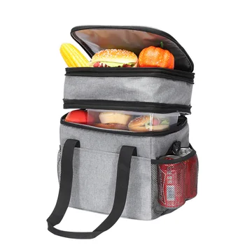 Водонепроницаемые сумки для пикника большой емкости, изолированная сумка-холодильник для продуктов для пикника, сумка-холодильник для кемпинга, пеших прогулок, пикников на пляже
