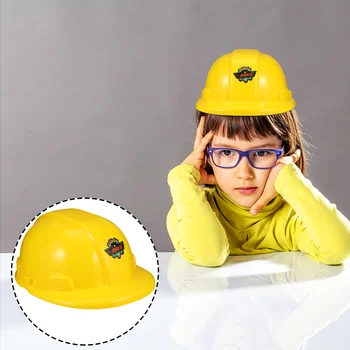 5 Шт Игрушечная Инженерная Шляпа Детские Пластиковые Шляпы-Игрушки Для Вечеринок Для Маленьких Мальчиков На День Рождения Для Маленьких Мальчиков Костюмы