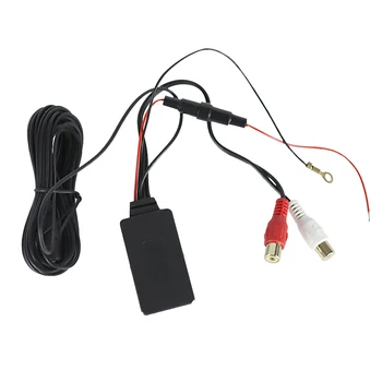 Универсальный автомобильный адаптер RCA USB, Беспроводной приемник, совместимый с Bluetooth, Домашний мультимедийный AUX Разъем Bluetooth 2RCA, Музыкальный AUX Adapte