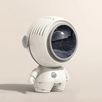 Новый подвесной шейный вентилятор Astronaut Портативный USB Мини ручной безлопастный бесшумный настольный вентилятор для кемпинга на открытом воздухе маленькие вентиляторы