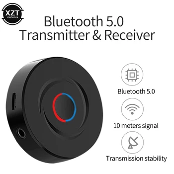 2 в 1 Bluetooth 5,0 Аудиоприемник Передатчик Мини Стерео Bluetooth AUX RCA USB 3,5 мм Разъем Для Телевизора ПК Автомобильный Комплект Беспроводной Адаптер