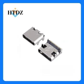 10ШТ SMT USB 3.1 Type-C, 16-контактный разъем-розетка для зарядки мобильного телефона, разъем для зарядки, вилка для буксировочных ножек.