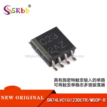 50 шт./лот Оригинальный аутентичный SN74LVC1G123DCTR MSOP-8 с моностабильным мультивибраторным чипом