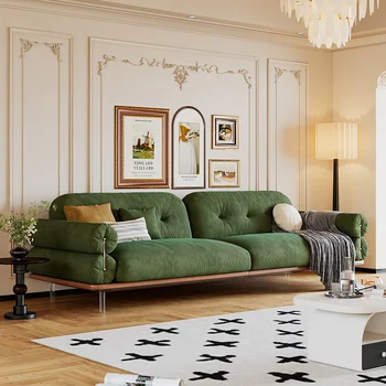 Гостиная Скандинавский Угловой диван Итальянский Дизайнерский диван Lazy Puffs Для гостиной Современная Секционная мебель для салона Mobili Per La Casa DWH