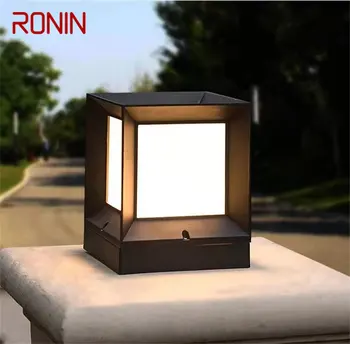 Наружный солнечный Кубический светильник RONIN LED Водонепроницаемый светильник на столбе для дома, сада и двора