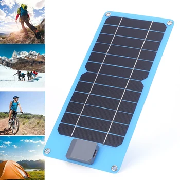 Наружные солнечные панели мощностью 20 Вт / 25 Вт Встроенный чип регулятора напряжения 5 В USB Портативная солнечная зарядная панель для мобильного источника питания Камеры