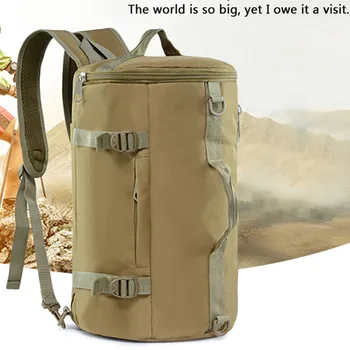Туристический рюкзак для женщин 900D ткань Оксфорд Водонепроницаемый рюкзак Круглая Дорожная сумка Открытый Альпинизм Сумка через плечо