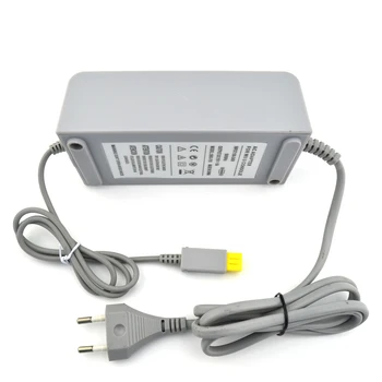 Адаптер зарядного устройства переменного тока с вилкой EU для консоли Wii U, 100-240 В, 50/60 Гц, домашний настенный источник питания