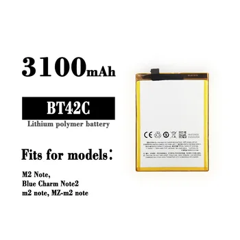 3100 мАч 100% Оригинальный Аккумулятор BT42C Для Meizu M2 Note Высококачественный Аккумулятор Мобильного Телефона Bateria В Наличии + инструменты