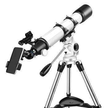 Профессиональный астрономический телескоп с 210-кратным увеличением, HD Мощный портативный штатив ночного видения, вид на звезды в Глубоком космосе, Луну