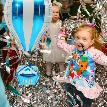 10 шт. воздушные шары на день рождения, воздушные шары-самолетики, украшения для вечеринки для мальчиков из металла