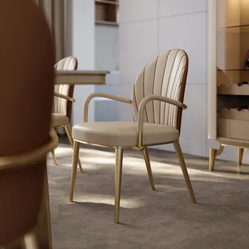 Акцентные стулья для гостиной, кресла для отдыха, индивидуальное роскошное кресло для столовой в скандинавском стиле, золотая мебель для дома Cadeira Gamer MQ50KT