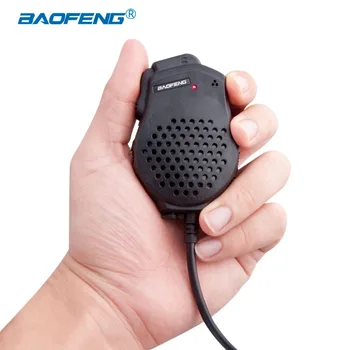 Ручной микрофон Специально для портативной рации Baofeng UV-82 с двумя кнопками PTT, удлинительный динамик радиостанции, K-порт CB, радиомикрофон
