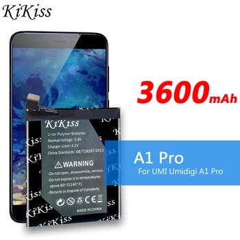 Новый Аккумулятор Kikiss 3600mAh для UMIDIGI A1 Pro A1pro 5,5 дюймов MTK6739 3 + 16G Аккумуляторы Для Мобильных Телефонов Bateria Аккумулятор