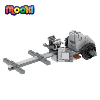 MOOXI Средневековые военные Блоки с Гномьим креплением, Развивающая игрушка для детей, Подарочный Строительный кирпич, Собранные детали MOC5050