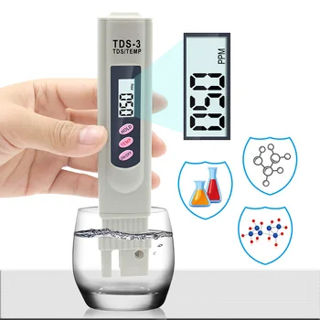 Портативный ЖК-цифровой тестер качества воды TDS для тестирования воды, ручка-фильтр, измерительные инструменты, аксессуары для аквариума, бассейна
