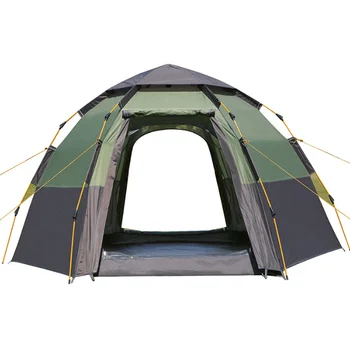 Новая тенденция для кемпинга на открытом воздухе, мгновенная всплывающая палатка, автоматическая ткань Оксфорд, высококачественная водонепроницаемая палатка на 5-8 человек