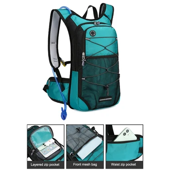 Оксфордский походный рюкзак Большой емкости, водонепроницаемый походный рюкзак, износостойкий, многослойный, легкий для путешествий по офису