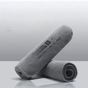 Высококачественное полотенце из микрофибры для автомойки, сушки, подшивания ткани для ухода за автомобилем, детализации полотенца для мытья