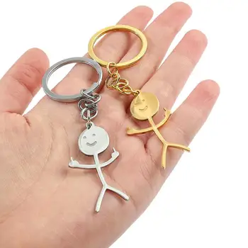 Модный Брелок для ключей, Легкая Цепочка для ключей Многоразового использования, Милая Трендовая Школьная сумка, Декоративная Подвеска для ключей