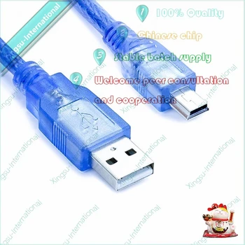 1 шт./шт Синий кабель для передачи данных USB-принтера для Aarduno 2560 от Por Micro Mini