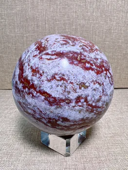 Натуральная океаническая Японская сфера, резьба по Рейки Свободной формы, Исцеляющий камень, Украшение для дома, Изысканный Подарок