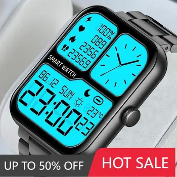 Мужские умные часы IP68 с водонепроницаемыми циферблатами спортивных часов Smart Watch для iOS 1.83 
