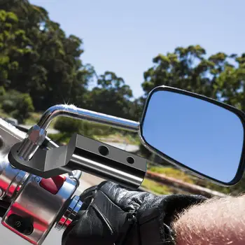 Держатель для зеркал заднего вида для мотоцикла, универсальный алюминиевый кронштейн
