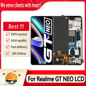 Оригинал для Realme GT Neo RMX3031 ЖК-дисплей С Сенсорным Экраном Digitizer В Сборе Замена 6,43 